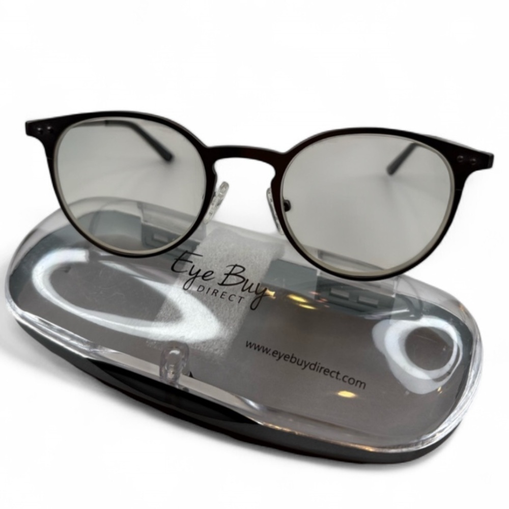 FRAMES ONLY- Eyeglasses Full-Rum Grey‎ Eyebuydirect ThinLine 49•20•140